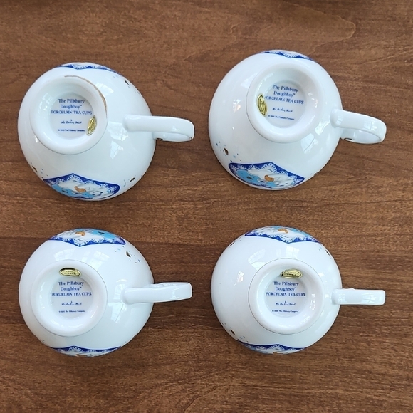 The Pillsbury Doughboy Porcelain Teacup Set of 4 - Picture 8 of 15
